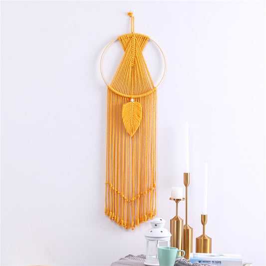 Leaf Macrame Wall Hanging Tapestry