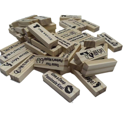 Jenga Game Valentine Tumbling Tower