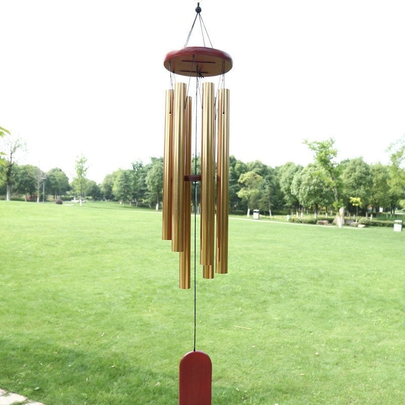 Classic Solid Wood Metal Multi-tube Wind Chimes