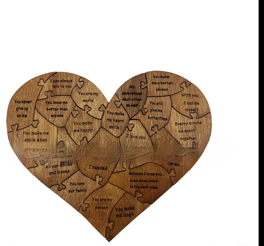 Wooden Heart Puzzle