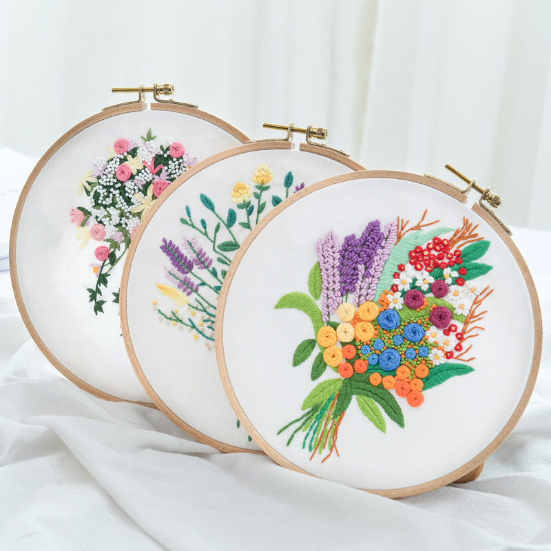 DIY embroidery material package