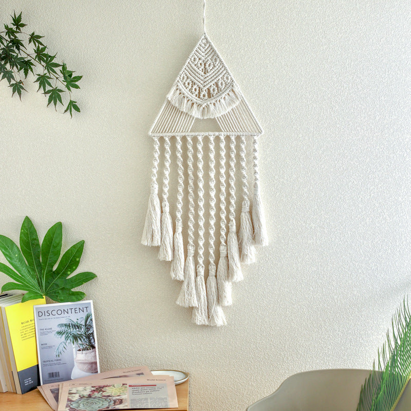Handwoven Triangle Dream Catcher