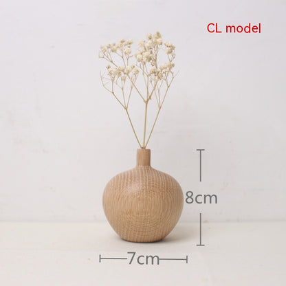 Flowerpot Wooden Craftwork Ins Vase