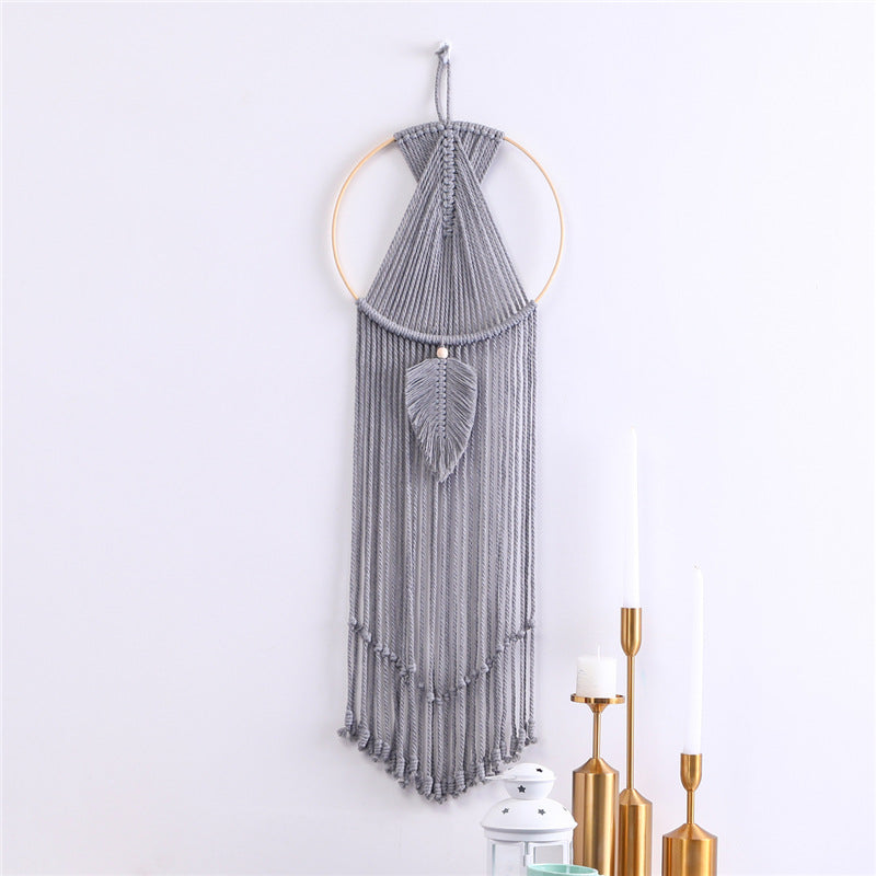 Leaf Macrame Wall Hanging Tapestry