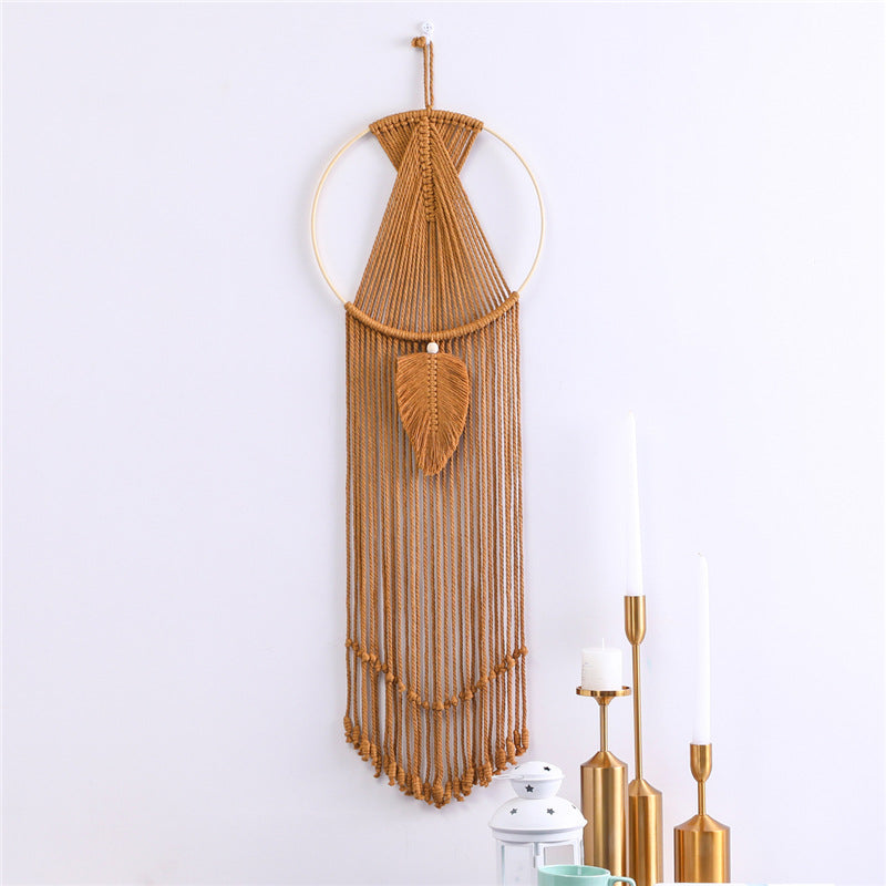 Leaf Macrame Wall Hanging Tapestry