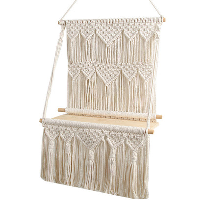 Hand-Woven Tapestry Shelf