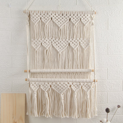 Hand-Woven Tapestry Shelf