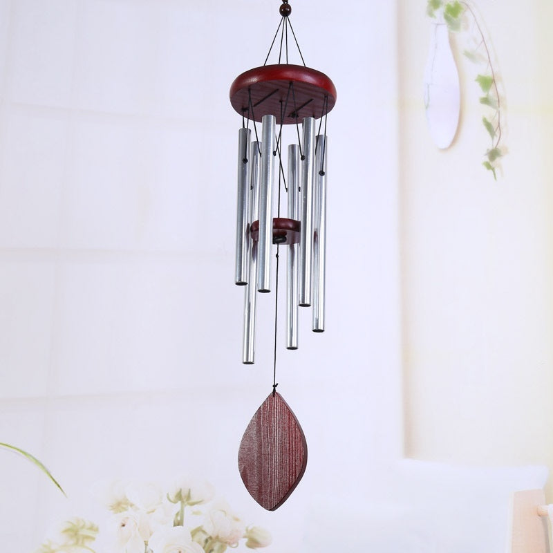 Classic Solid Wood Metal Multi-tube Wind Chimes