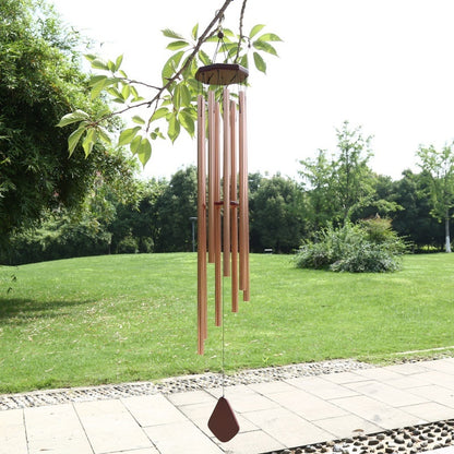 Classic Solid Wood Metal Multi-tube Wind Chimes