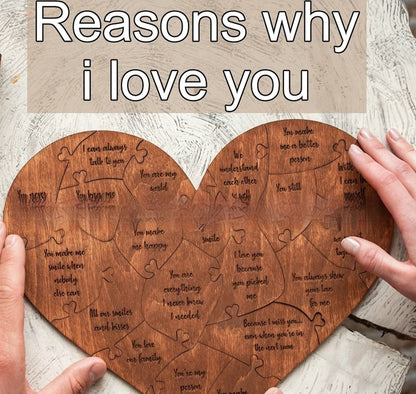 Wooden Heart Puzzle