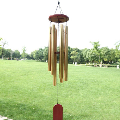 Classic Solid Wood Metal Multi-tube Wind Chimes