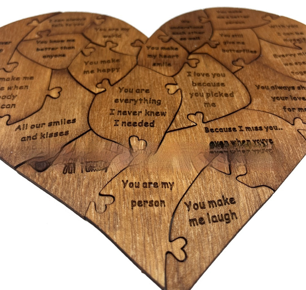 Wooden Heart Puzzle