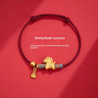 Year Of The Horse Handwoven Bracelet