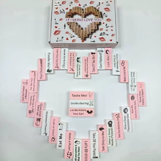 Jenga Game Valentine Tumbling Tower