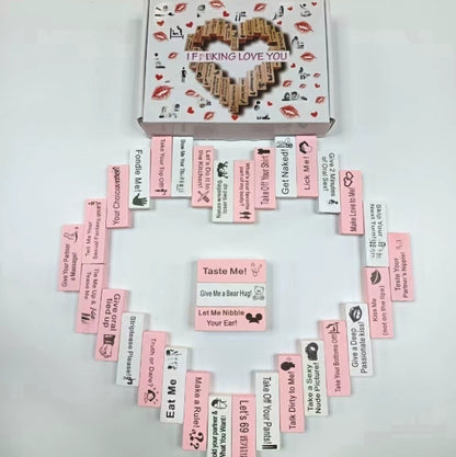 Jenga Game Valentine Tumbling Tower