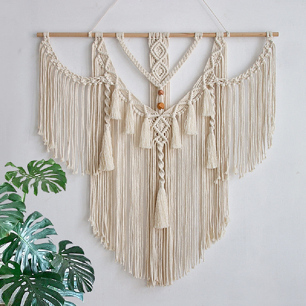 Handmade Cotton Rope Tassel Tapestries