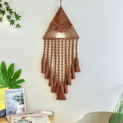 Handwoven Triangle Dream Catcher