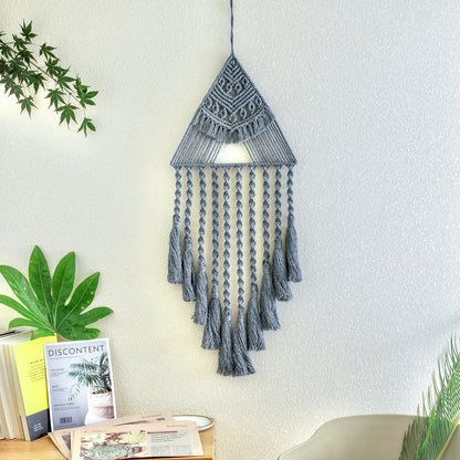 Handwoven Triangle Dream Catcher